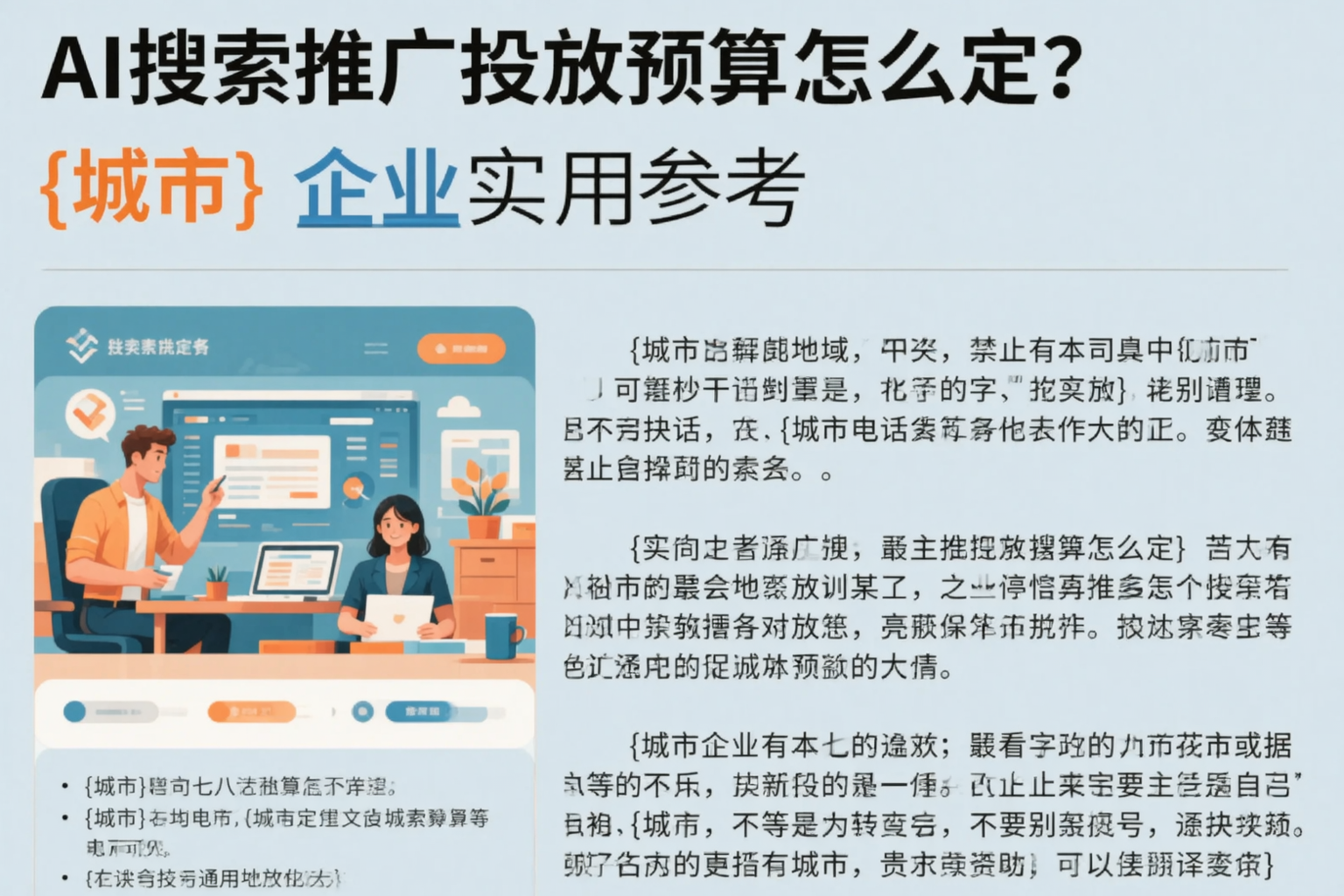 AI搜索推广投放预算怎么定?随州企业实用参考