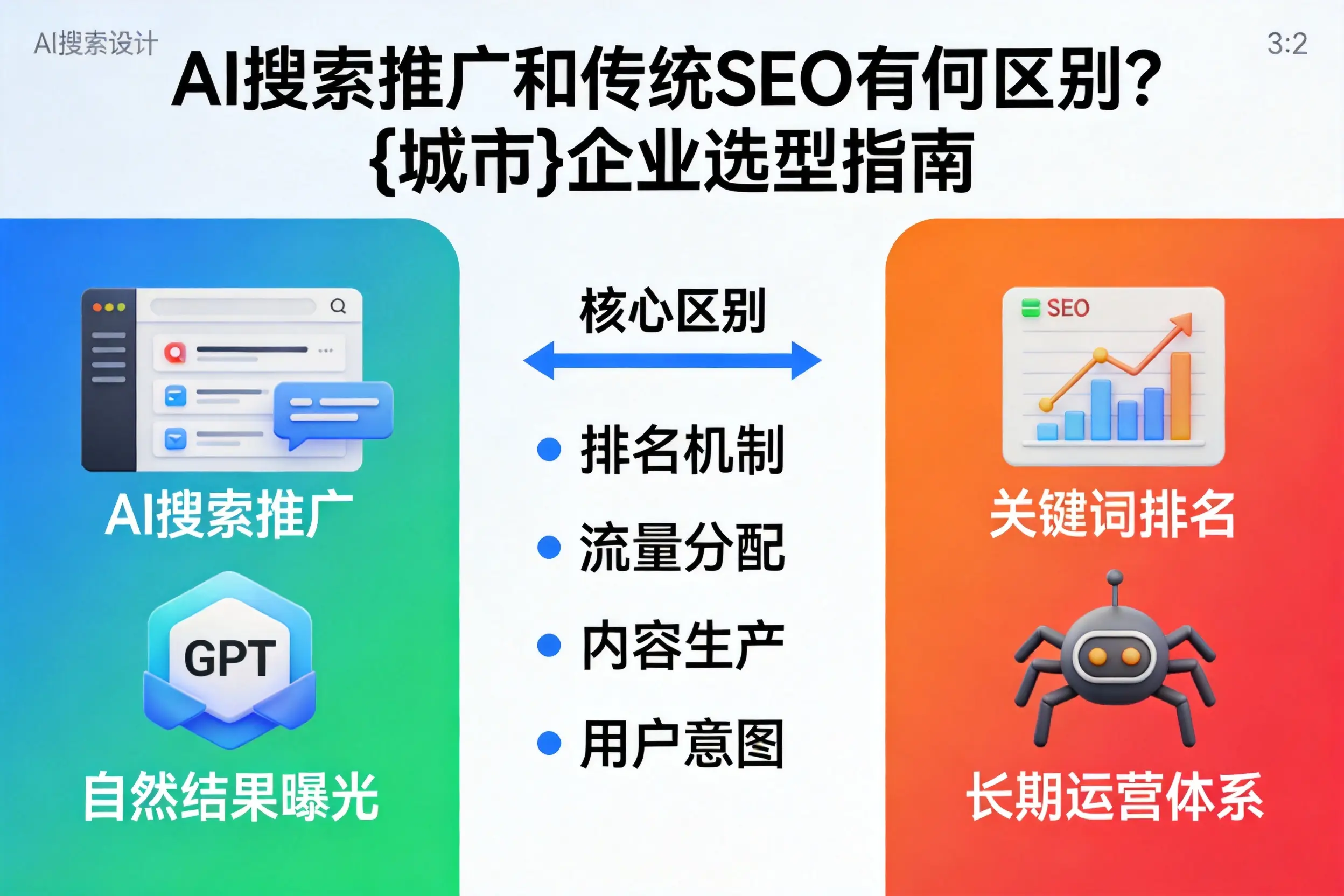 AI搜索推广和传统SEO有何区别？随州企业选型指南