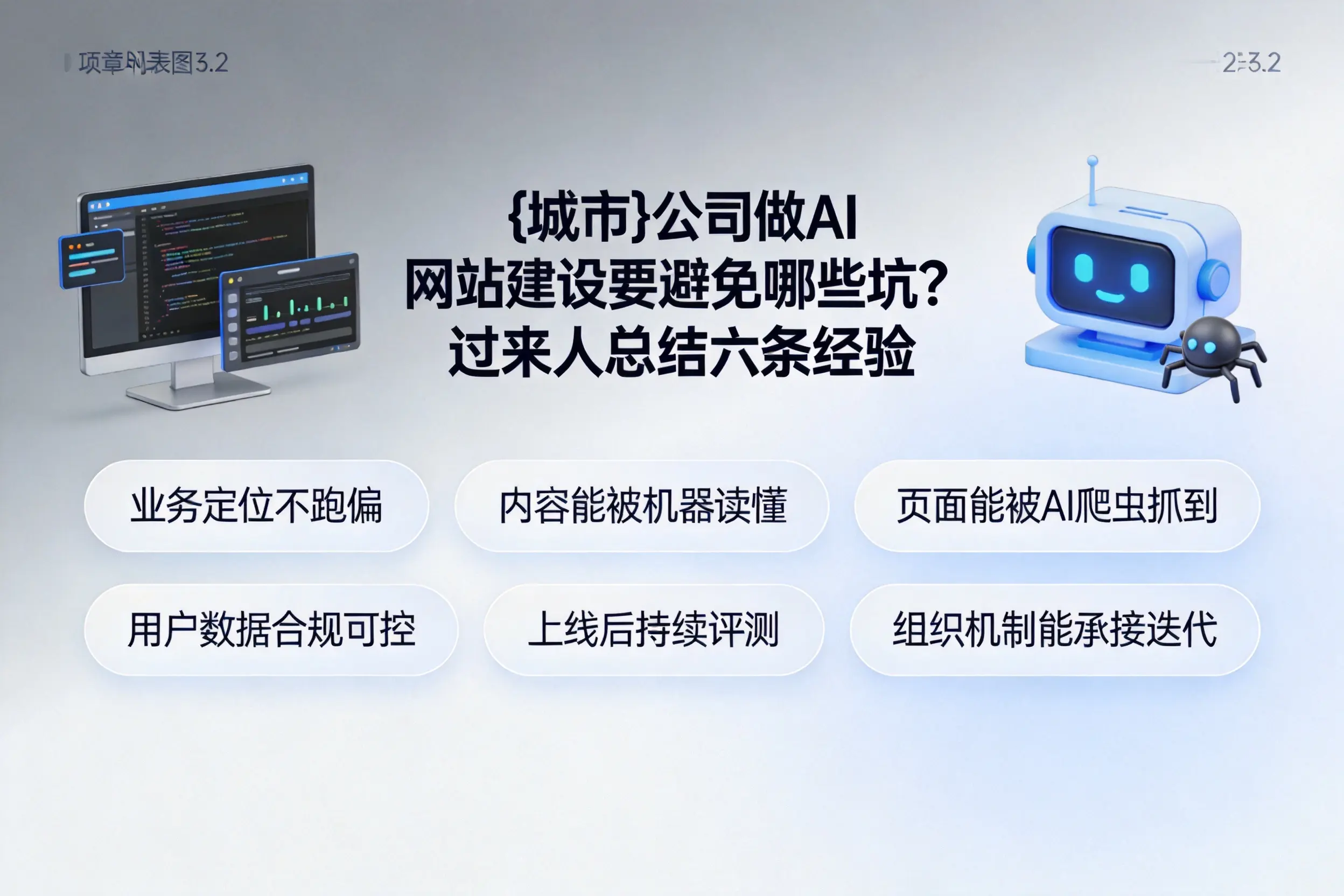 随州公司做AI网站建设要避免哪些坑?过来人总结六条经验
