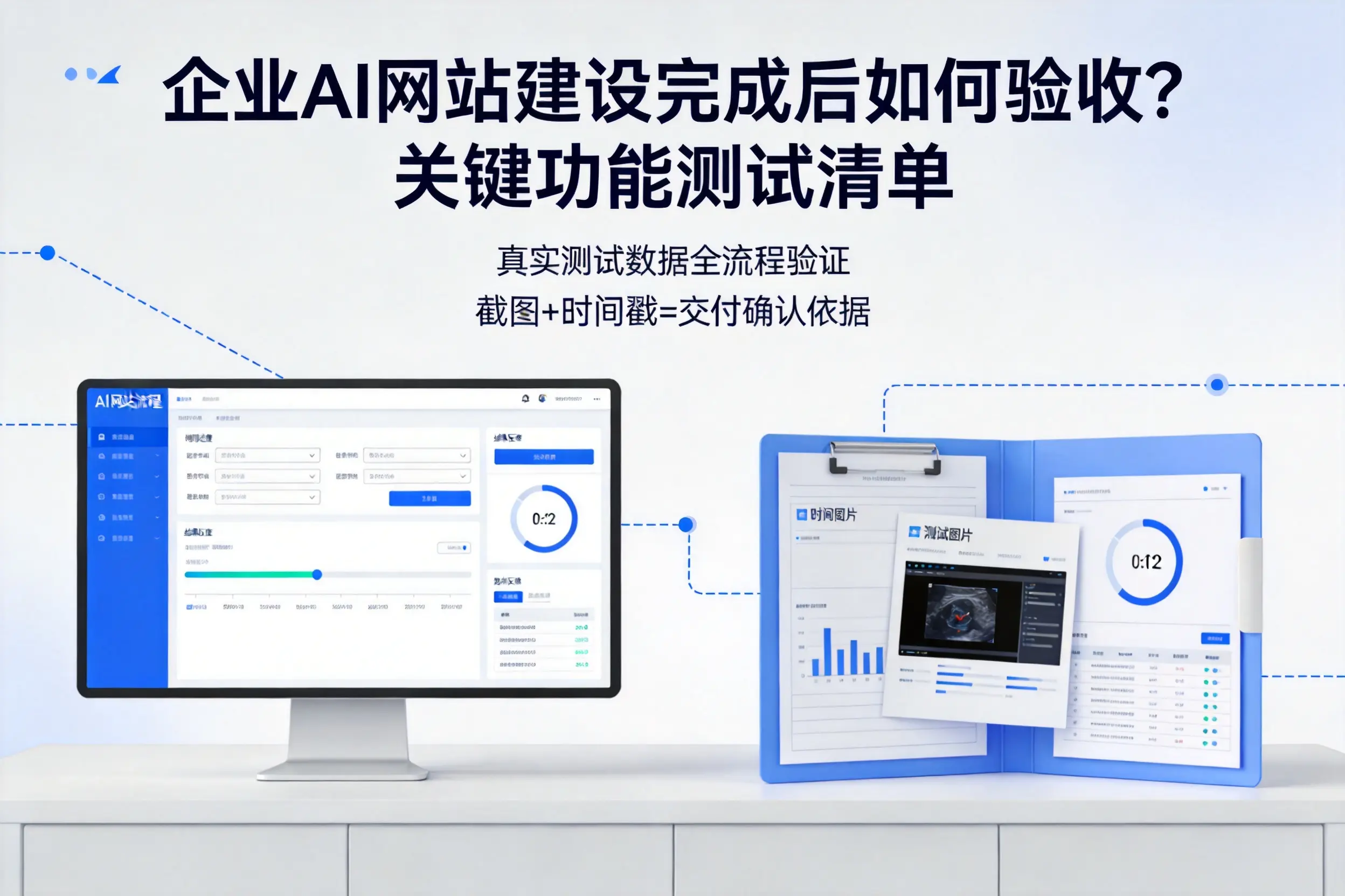 随州企业AI网站建设完成后如何验收？关键功能测试清单