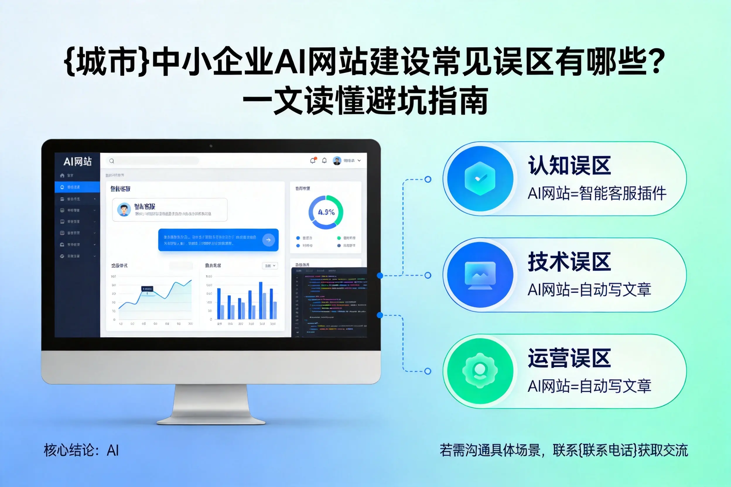随州中小企业AI网站建设常见误区有哪些?一文读懂避坑指南