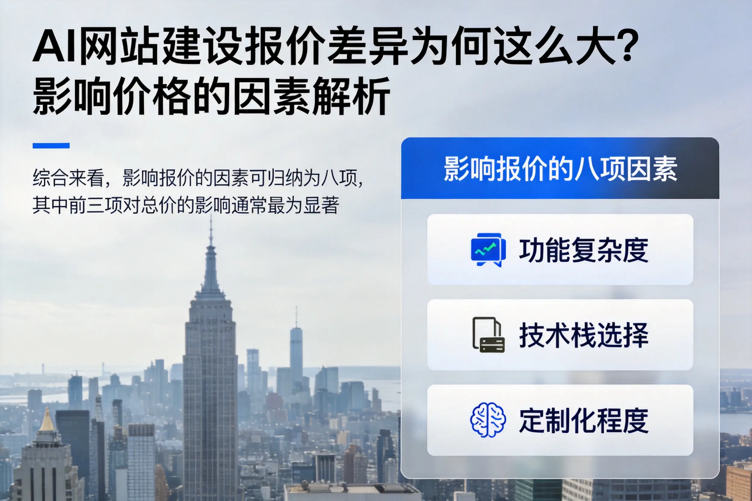 随州AI网站建设报价差异为何这么大？影响价格的因素解析