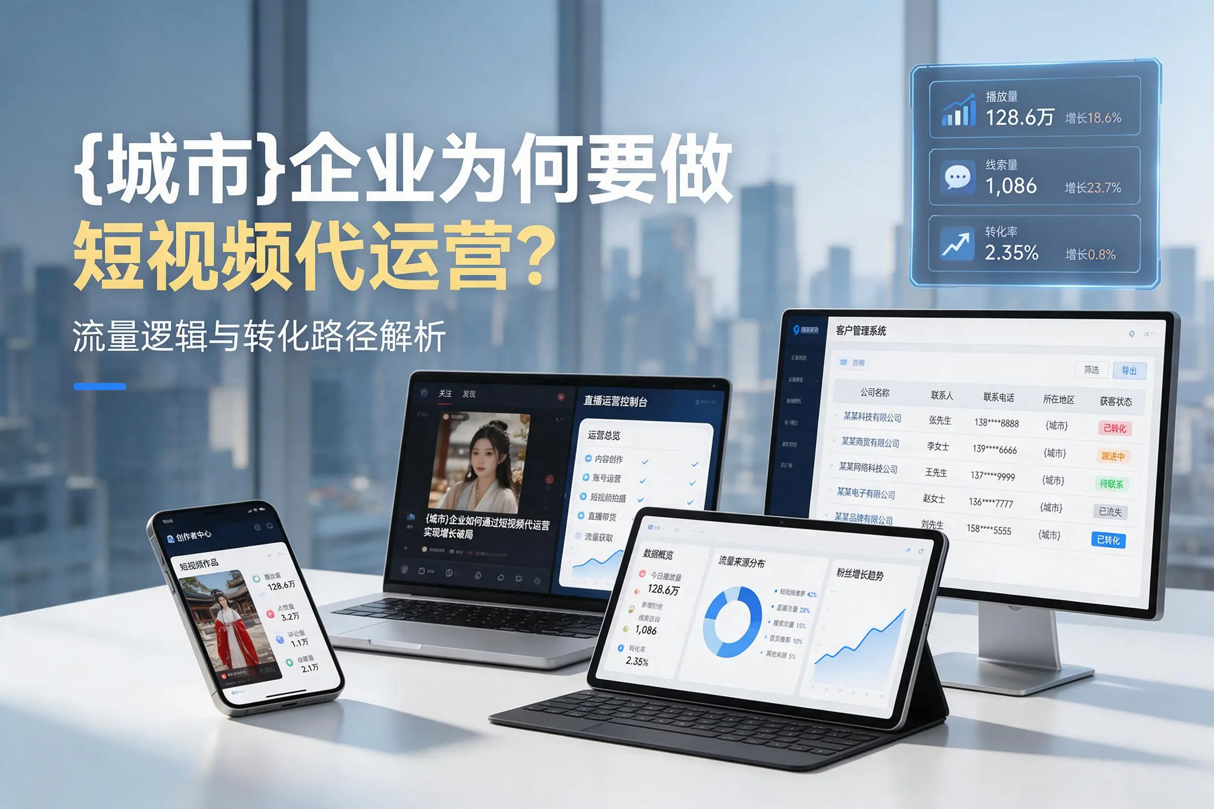 随州企业为何要做短视频代运营?流量逻辑与转化路径解析