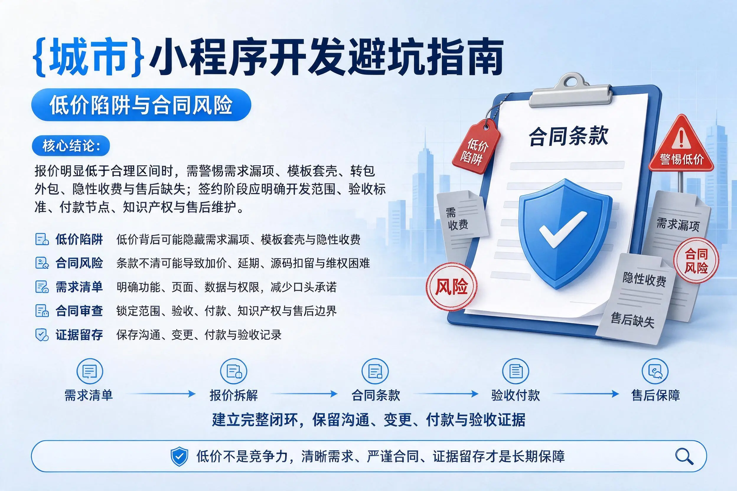 随州小程序开发避坑指南：低价陷阱与合同风险