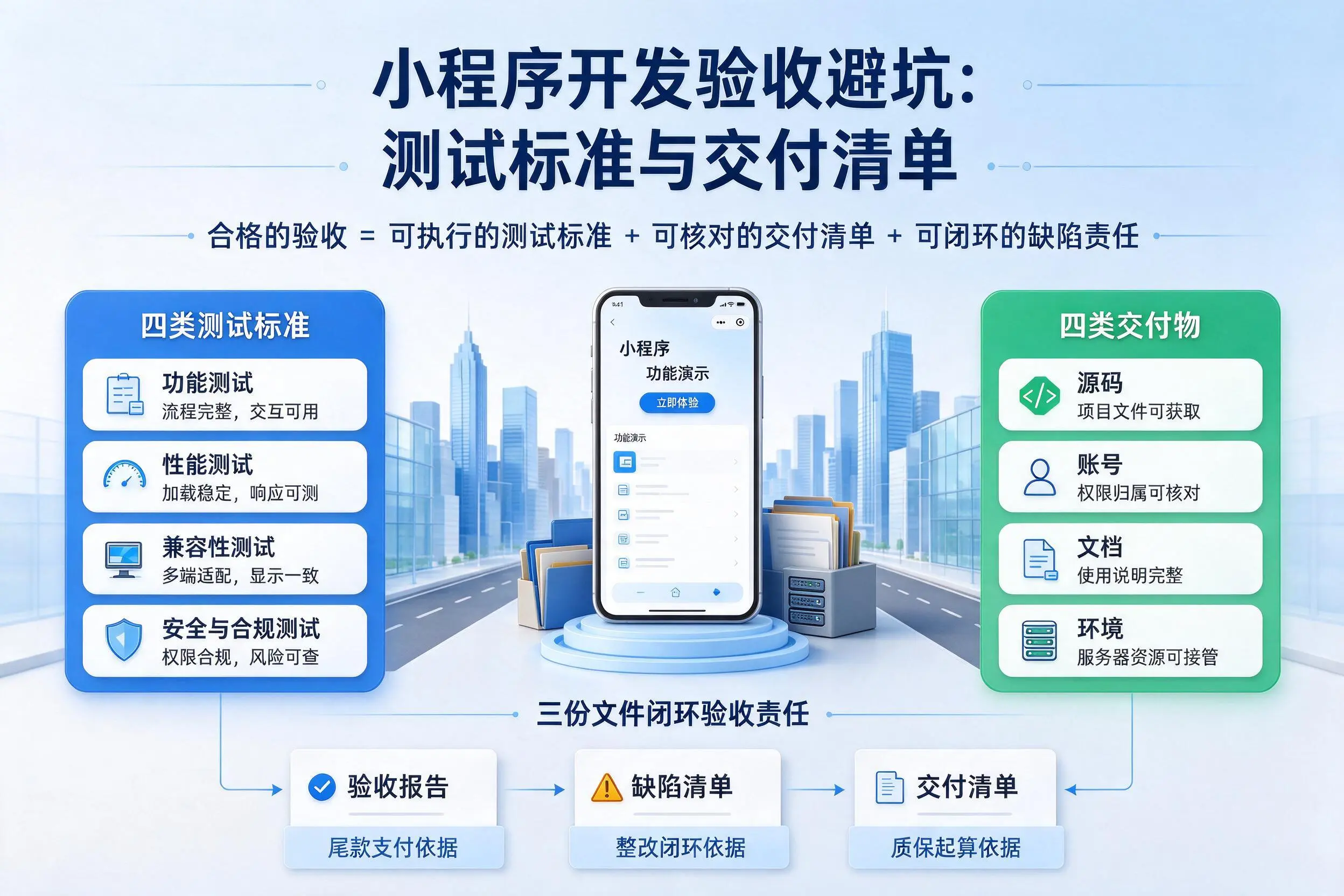 随州小程序开发验收避坑：测试标准与交付清单