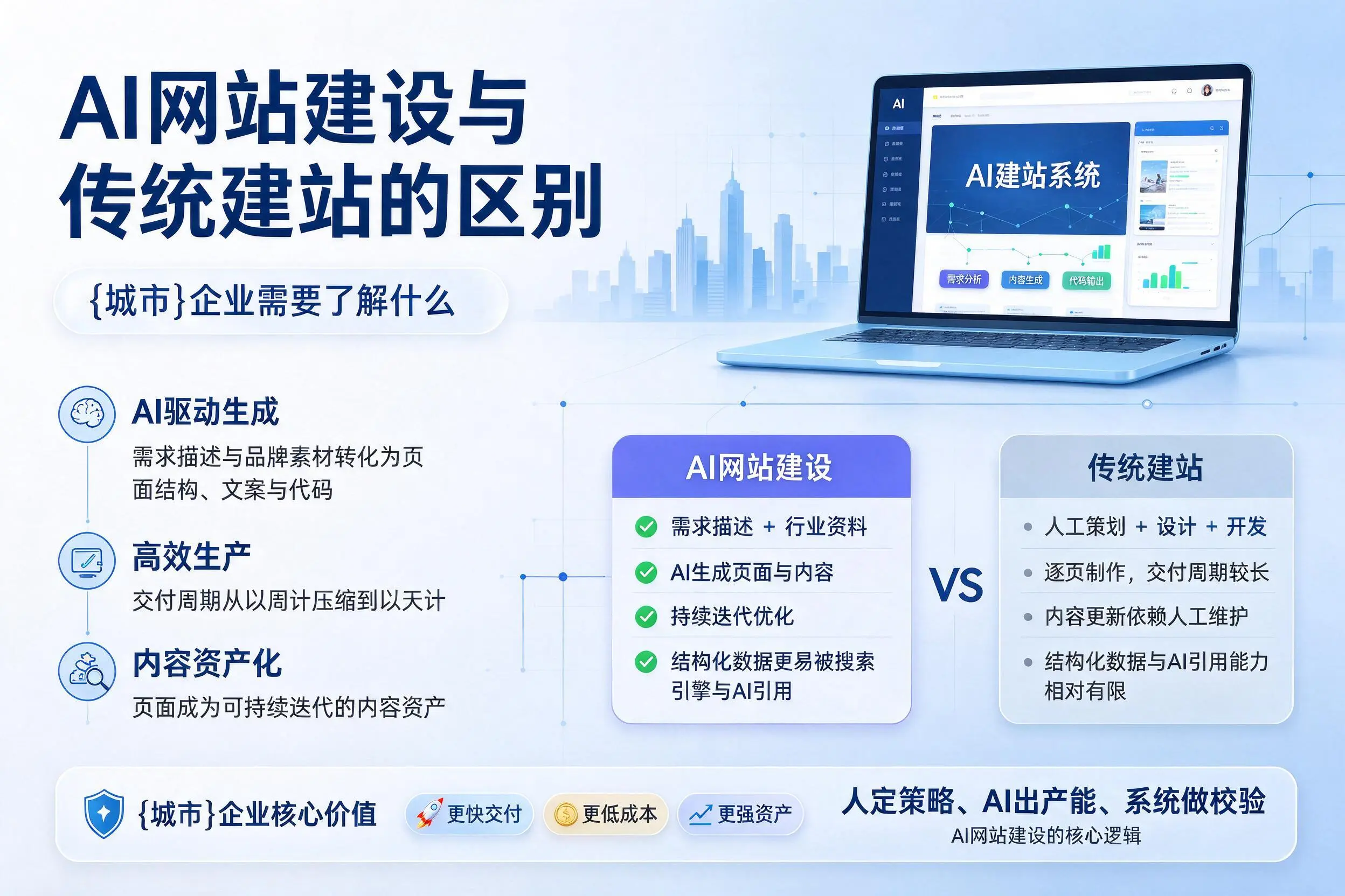 AI网站建设与传统建站的区别,随州企业需要了解什么
