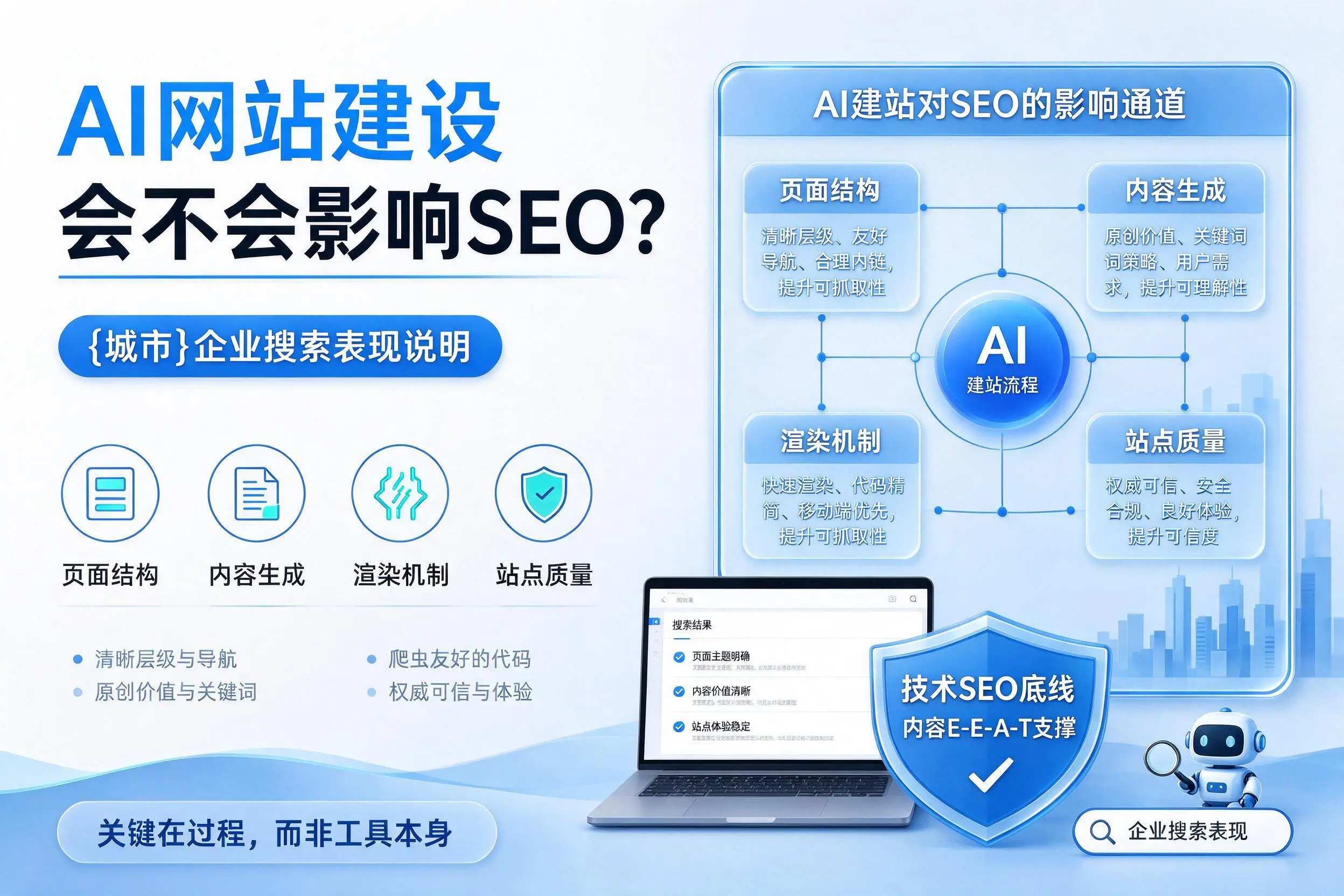 AI网站建设会不会影响SEO？随州企业搜索表现说明