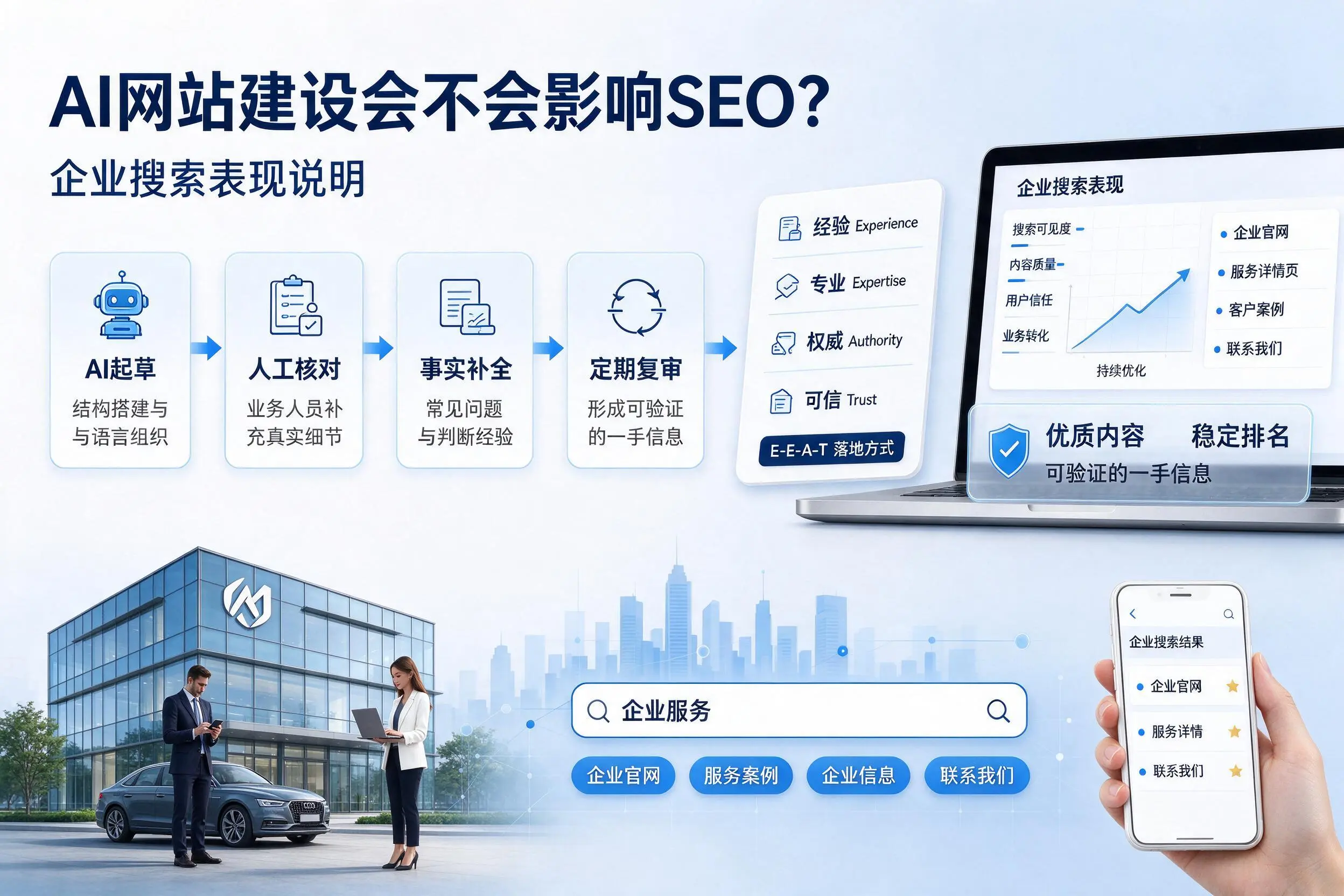 AI网站建设会不会影响SEO？随州企业搜索表现说明