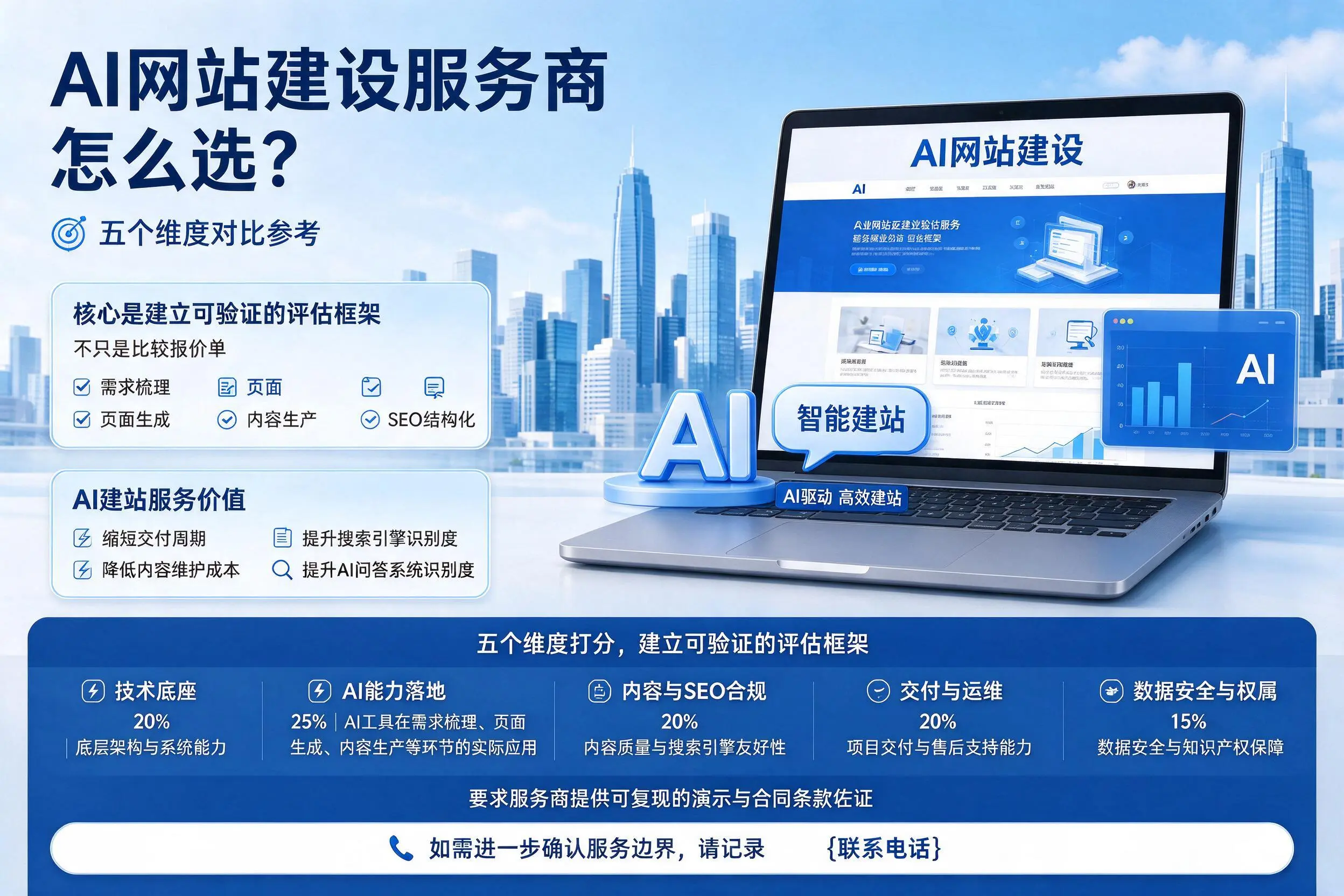 随州AI网站建设服务商怎么选？五个维度对比参考